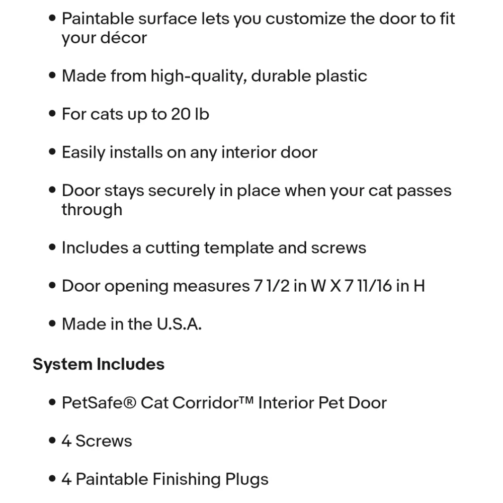 PetSafe cat corridor